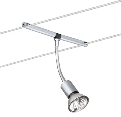 Produktbild von Paulmann Seil- und Schienensystem 2Easy Spot Basil 5x20W GU5,3 Chrom matt 12V Metall