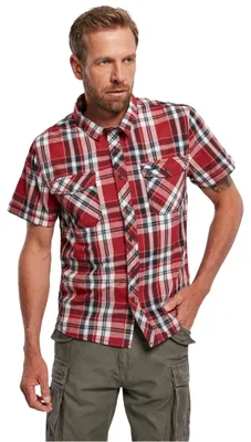 Produktbild von Brandit Roadstar Shirt Short Sleeve, Farbe: red, Größe: 3XL