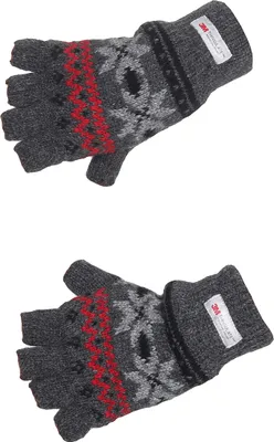 Produktbild von Halbfinger Handschuh  mit Norweger Muster Thinsulate für Damen
