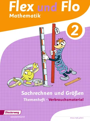 Produktbild von Flex und Flo. Themenheft Sachrechnen und Größen 2: Verbrauchsmaterial