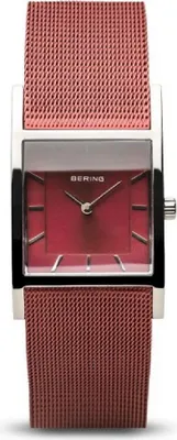 Produktbild von Bering Damen Armbanduhr silber, rot Classic 10426-303-S
