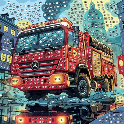 Produktbild von Feuerwehr-Schaumstoffmosaik Fun&Joy