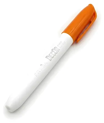 Textilmarker 2-3 mm Spitze, permanent, waschbar, Orange