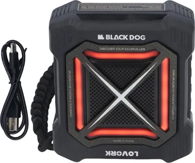 Obrázek produktu pro Reproduktor Bluetooth s okolním světlem a vysokou hlasitostí Přenosný subwoofer pro venkovní párty Kempování Černý