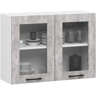 Obrázek produktu pro Akord Vitrína Oliwia Béton 80x31x58 cm