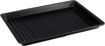 Produktbild von Zenker Backblech mit Löchern (52-37 cm x 33 cm) – Backblech für den Backofen – Ausziehbar und verstellbar, rechteckig