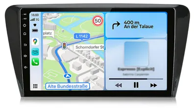 Obrázok produktu pre Awesafe Android Navi 9" rádio pre Škoda 2013-2018 Navi 4G LTE carplay GPS dab rádio 6+128GB