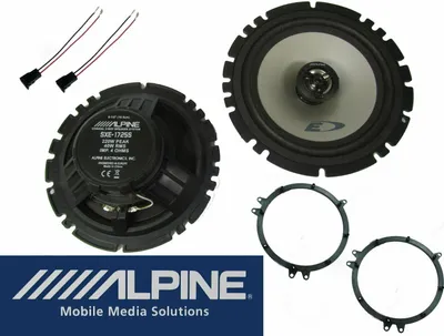 Produktbild von Alpine passend für Audi A6 C5 4B Avant hinten 1997 bis 2006 Komplett Lautsprecher Boxen Set