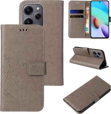 A collage of images showing a phone case from different angles, including its interior and stand function.