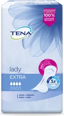 Immagine prodotto di TENA Lady Extra 20 pezzi per confezione Cura del corpo per le donne Confezione da 6 pezzi