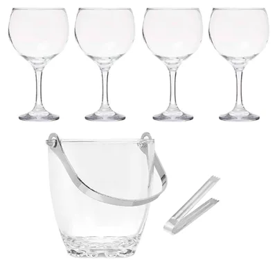 Produktbild von Elzusha – Set aus 4 Gin Tonic Gläsern mit Eiswürfelform