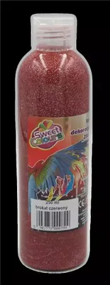 Produktbild von Glitzernde Dekorfarbe, rot, 250 ml