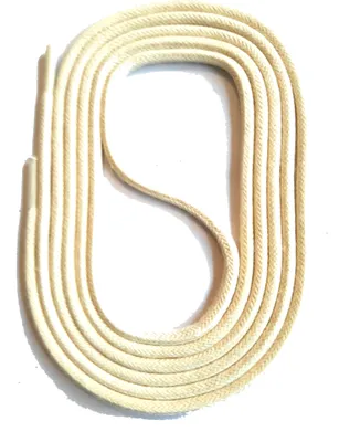 Produktbild von SNORS gewachste Schnürsenkel rund - CREME - 3mm - 75cm