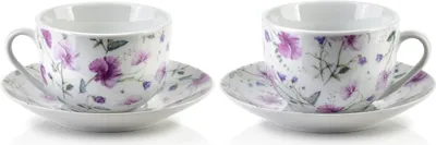 Imagen del producto de Juego de dos tazas con platillo, Joy, 245 ml