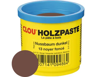 Produktbild von Clou Holzpaste nussbaum dunkel 150
