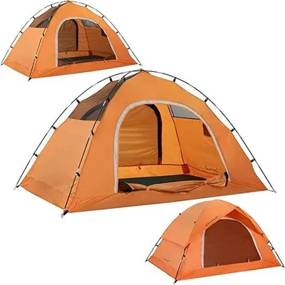 Produktbild von Famanu Campingzelt wasserdicht, leicht - Ideal für Garten-Camping, Kuppelzelt