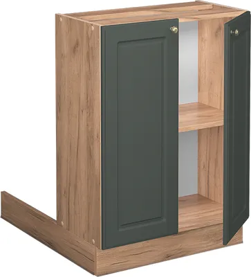 Produktbild von Kücheninsel Vicco Fame-Line Grün-Gold Landhaus 60 cm ohne Arbeitsplatte, Model 38626