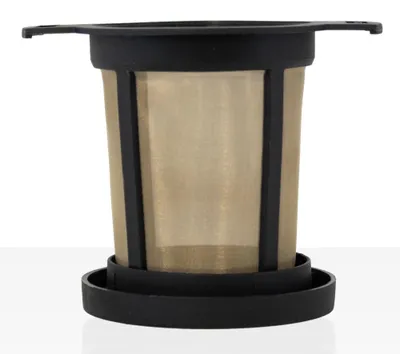 Produktbild von Finum 421.50.00, Korb, Wiederverwendbarer Kaffeefilter, Stahl, Schwarz, Edelstahl, 6,5 cm, Papierschachtel