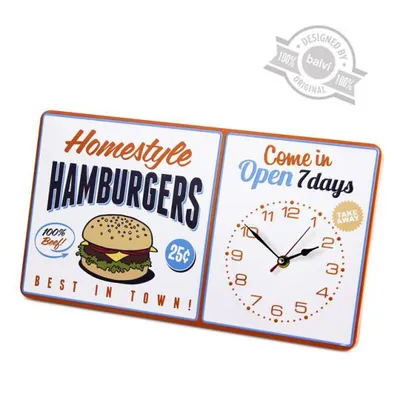 Obrázok produktu pre Hodiny Balvi Hamburgers 40cm