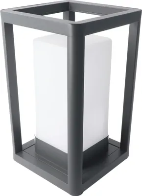 Produktbild von LEDVANCE Tischleuchte Tableframe SMART+, Dunkelgrau, dimmbar, RGBW Farblicht, mit Powerbank-Funktion, USB aufladbar, IP44 für Außen, LED, 5W, 3000K Warmweiß, 25000h Lebensdauer, Polycarbonat Aluminium, B: 0.12 m, H: 0.203 m, T: 0.12 m