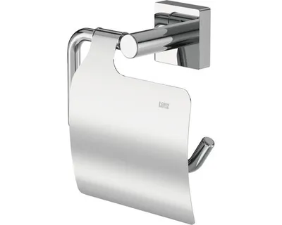 Produktbild von Toilettenpapierhalter Lenz Rain chrom mit Deckel