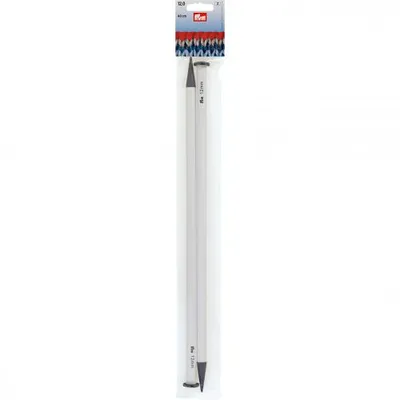 Produktbild von PRYM Jackenstricknadeln Kunststoff, 40 cm, Ø 12,00 mm, grau