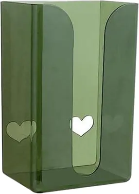 Produktbild von Wandgemälde aus transparentem Kunststoff – 15,2 x 10,2 x 7,6 cm – rechteckig, ohne Perforation