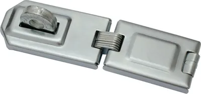 Produktbild von Stabile Überfalle Vorhängeschloss Riegel abschließbar Türriegel Türbeschlag 160mm