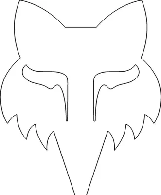 Produktbild von Fox FOX HEAD 7 - DIE CUT VINYL White .
