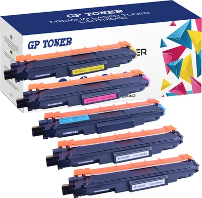 Produktbild von GP TONER Toner kompatibel für Brother TN-243 TN-247 DCP-L3510CDW MFC-L3710CW MFC-L3730CDN, Menge:1 Set = (5 Drukerpatronen)