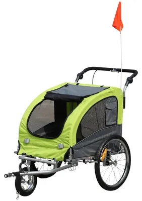 Obrázek produktu pro Přepravní vozík na kola - vozík pro přepravu nákladu - s 6 červenými reflexními prvky - nosnost 40 kg