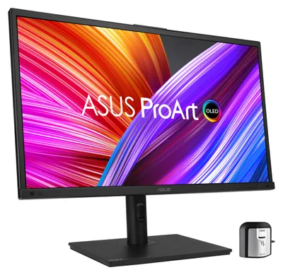 Produktbild von ASUS ProArt PA27DCE-K, 68,3 cm (26.9"), 3840 x 2160 Pixel, 4K Ultra HD, OLED, 0,1 ms, Schwarz