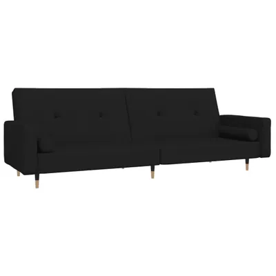 Produktbild von VidaXL 375752, Schwarz, Schaum, Metall, Polyester, Holz, 2200 mm, 1000 mm, 520 mm