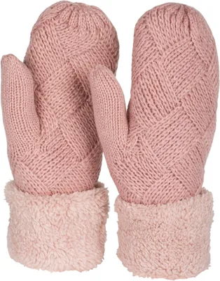 Immagine prodotto di styleBREAKER Guanti invernali caldi da donna in maglia, guanti con motivo a rombi, pile termico, guanti in maglia 09010031