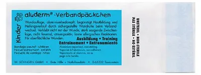Produktbild von aluderm®Kinder Übungs-Verbandpäckche mittel unsteril à 50 | Packung (50 Stück)