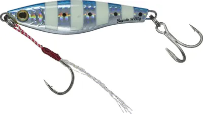 Immagine prodotto di MOLIX Jugulo Wide Casting Jig, pilker in metallo, 8 cm, Blue Zebra Sarda, JUW60-572