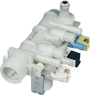 Produktbild von Magnetventil Einlaufventil Füllventil Ventil 3fach 90° 10mm+11,5mmØ Wasch-Trockner Alternativ Indesit Ariston Hotpoint Scholtes C00110331 Whirlpool Bauknecht 482000022812 Privileg