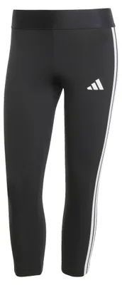 Productafbeelding van adidas dames leggings, Essentials 3-Stripes, 3/4 lengte, zwart, maat S