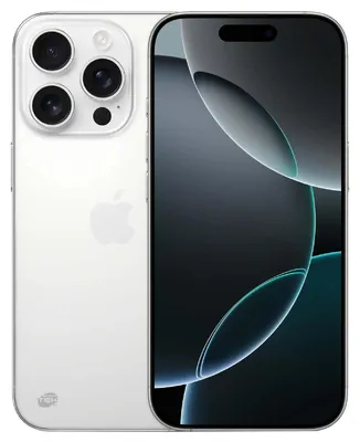 Produktbild von Apple iPhone 16 Pro , 16 cm (6.3"), 2622 x 1206 Pixel, 128 GB, 48 MP, iOS 18, Weiß
