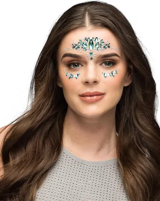 Image de Pierres strass visage autocollantes Emilia