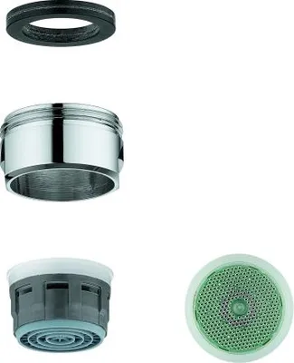 Produktbild von GROHE Mousseur 48159, Außengewinde, M 24 x 1, Durchflussklasse PCA, 5,7 l/min bei 3 bar, chrom