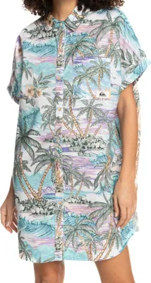 Produktbild von Quiksilver ON VACATION SS SHIRT DRESS DREAMSCAPE POOL S