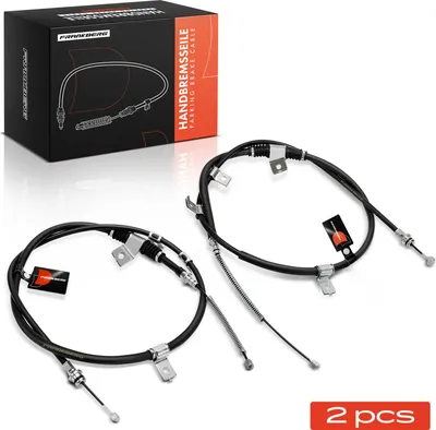 Obrázok produktu pre Frankberg 2x lanko parkovacej brzdy zadnej nápravy na oboch stranách pre Mitsubishi Pajero III V2W V6W V7W 2.5L