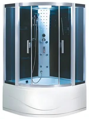 Productafbeelding van Multifunctiedouche, wellnessdouche, douchecabine, massagedouchecabine, 130x130 cm