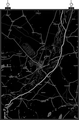 Produktbild von Mr. & Mrs. Panda Bild Schwedt (Oder) DIN A4 - Geschenk, Plakat, Wandschmuck, drucke, Kunstdruck, wanddeko, Stadt Dorf Karte Landkarte Map Stadtplan
