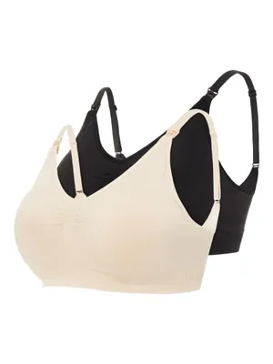 Immagine prodotto di Reggiseno allattamento senza ferretto, confezione da 2 MLILJA | L-XL