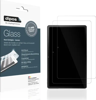 Obrázok produktu pre 2x ochranná fólia pre Lenovo M10 Plus 3rd Gen 10,6" - Anti-Shock 9H Film dipos Glass Plastic Glass