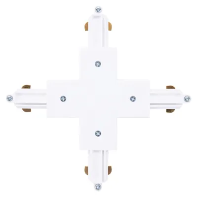 Produktbild von Ledvion X Schienenverbinder 1-Phasen Weiss ohne GU10 Lampe