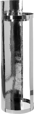 Produktbild von FINK Säule, Windlicht MANIAC - silber - Edelstahl - H.94cm x B.30cm