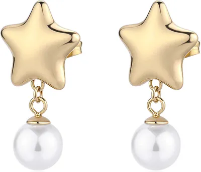 Immagine prodotto di Orecchini Pendenti Sagapò Collezione Oro Stellar - donna